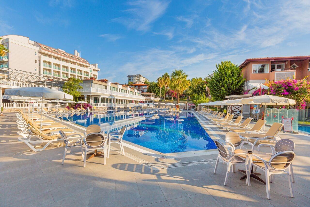 Hotel Justiniano Club Alanya Okurcalar Exteriér fotografie